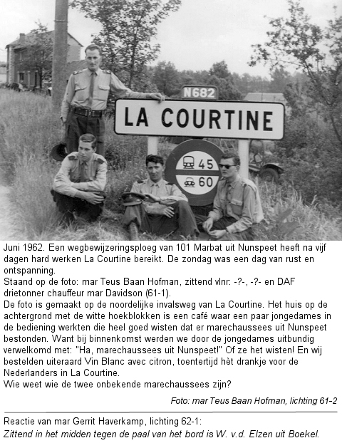 1962 La Courtine is bereikt