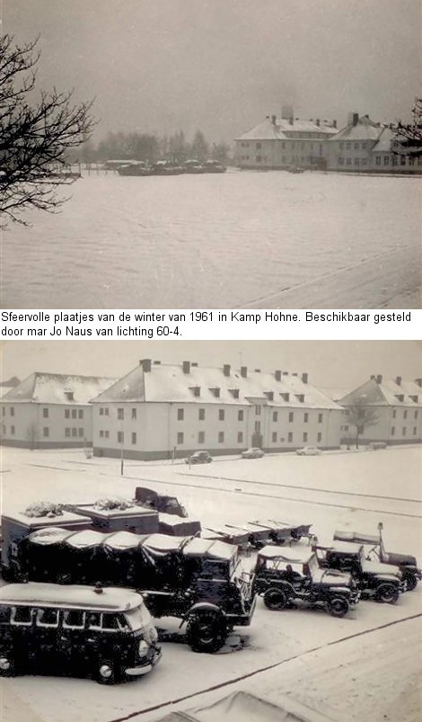 1961 Hohne in de winter