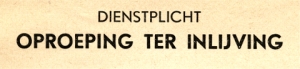 Oproeping ter inlijving(2)