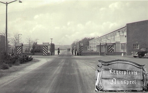 Legerplaats Nunspeet met bord