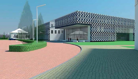 Lesgebouw impressiefoto