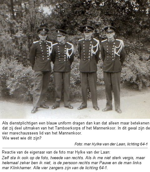 1964 Blauwe dienstplichtigen