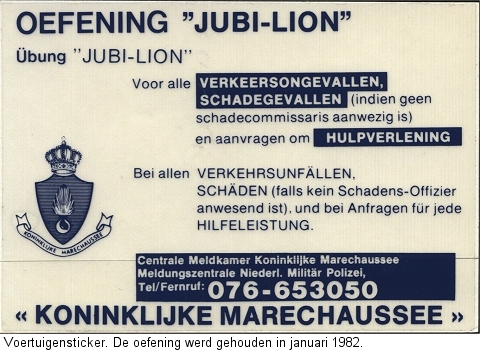 Voertuigensticker Jubi-Lion