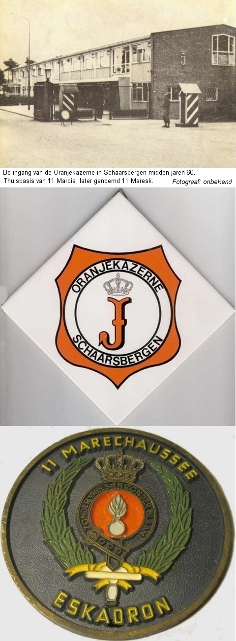 Ingang Oranje kazerne jaren '60