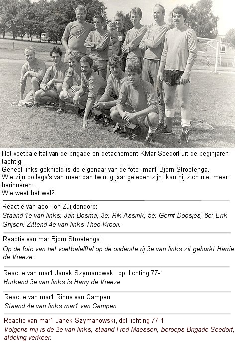 1980/1985 Voetbalelftal Seedorf