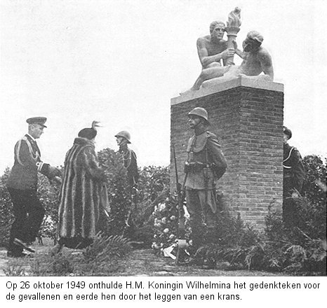1949 Onthulling monument