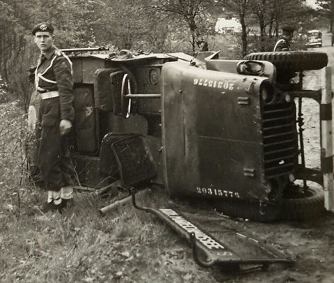 Willys-Overland op zijn kant